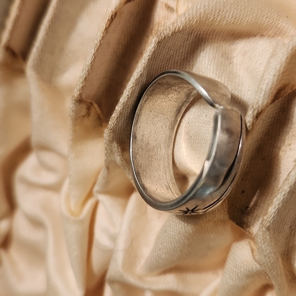 Artisan Made Antique Spoon Ring Sz 9 - Picture 4 of 8